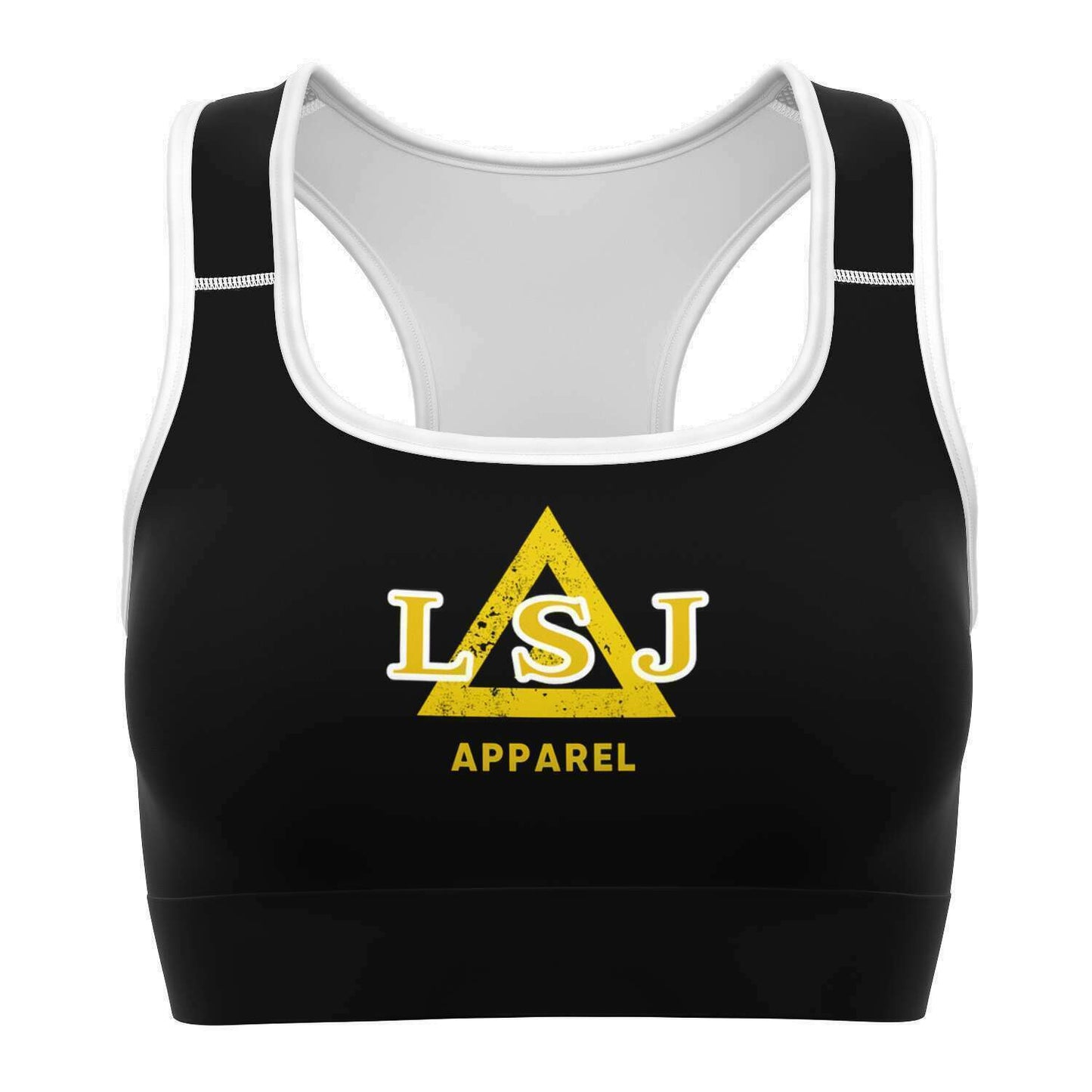 LSJ Black Sports Bra & Legging Short Set