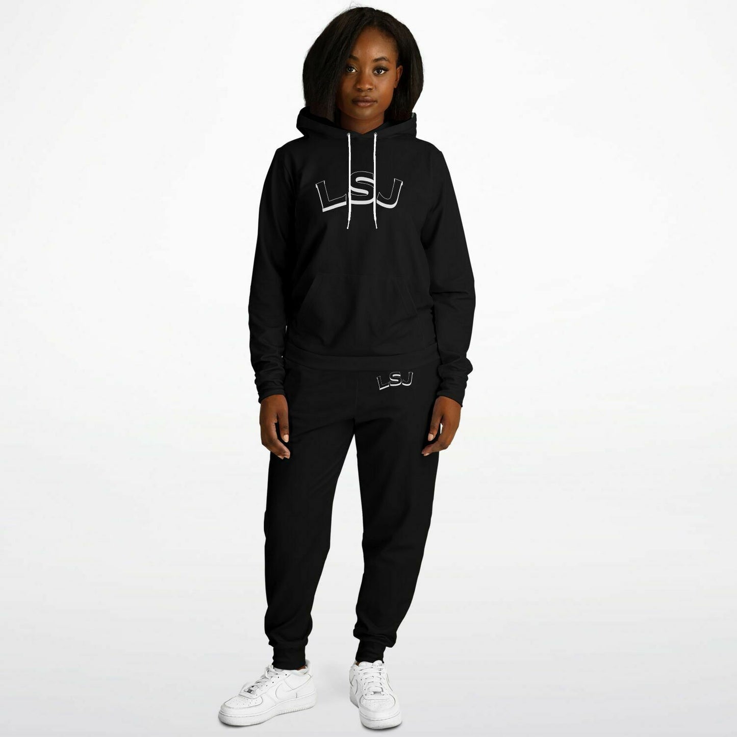 LSJ Black on Black Sweatsuit