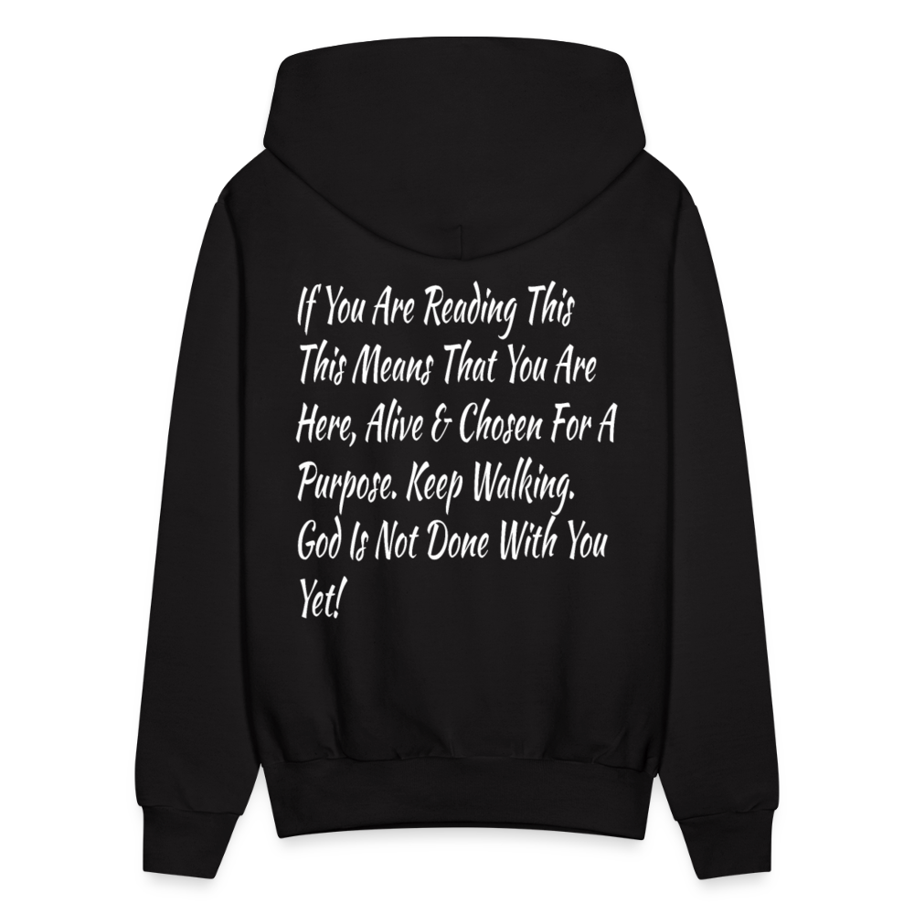 God Is Not Done With You Yet Hoodie - black