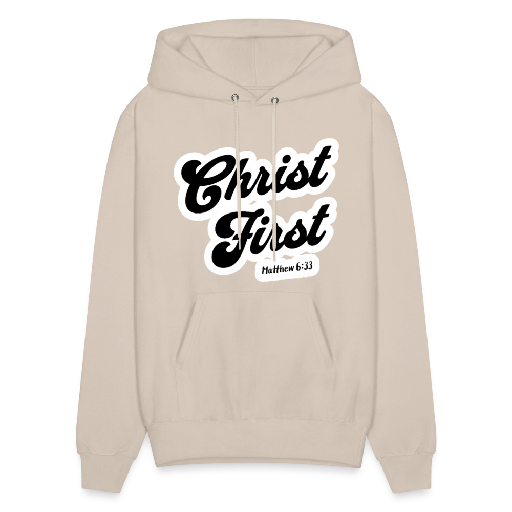 Christ First Hoodie - Sand