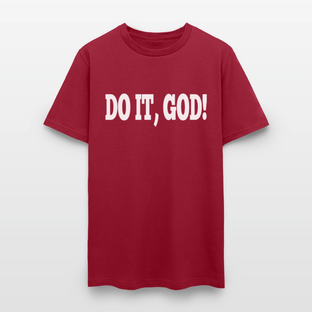 Do It God T-Shirt - dark red