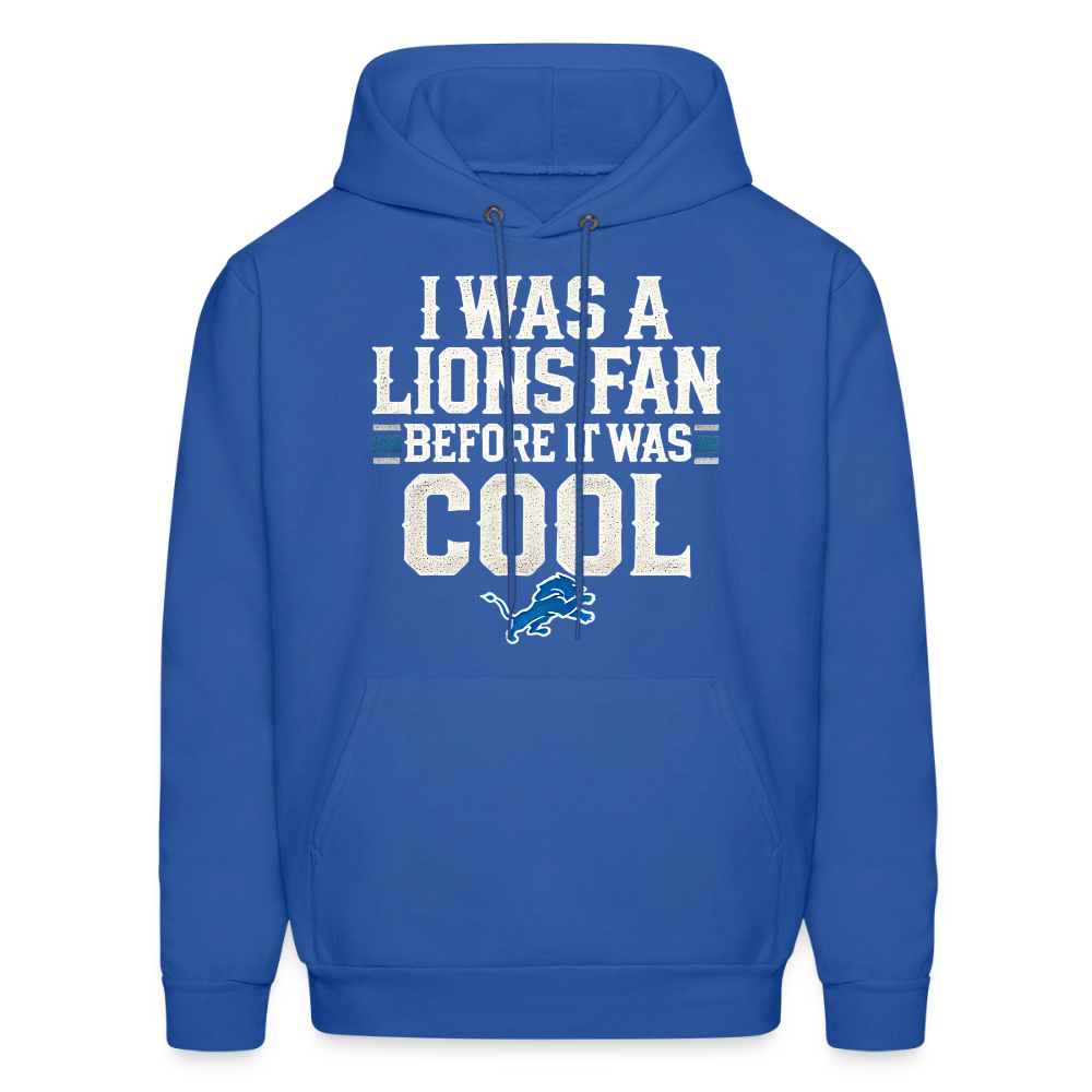 Cool Lions Fan Hoodie - royal blue