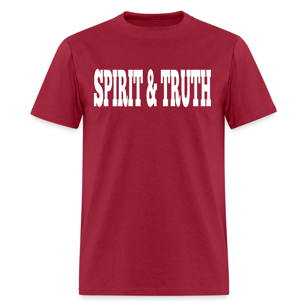 Spirit & Truth T-Shirt - dark red