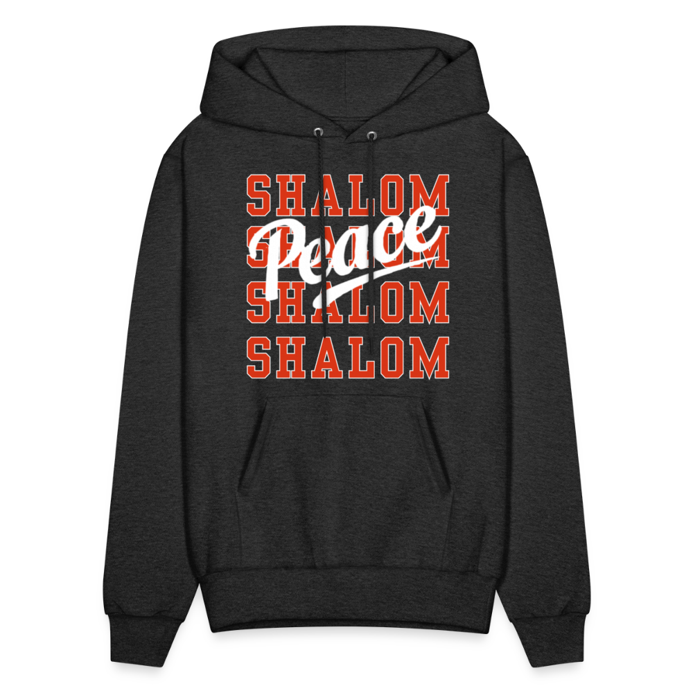 Shalom Peace Hoodie - charcoal grey