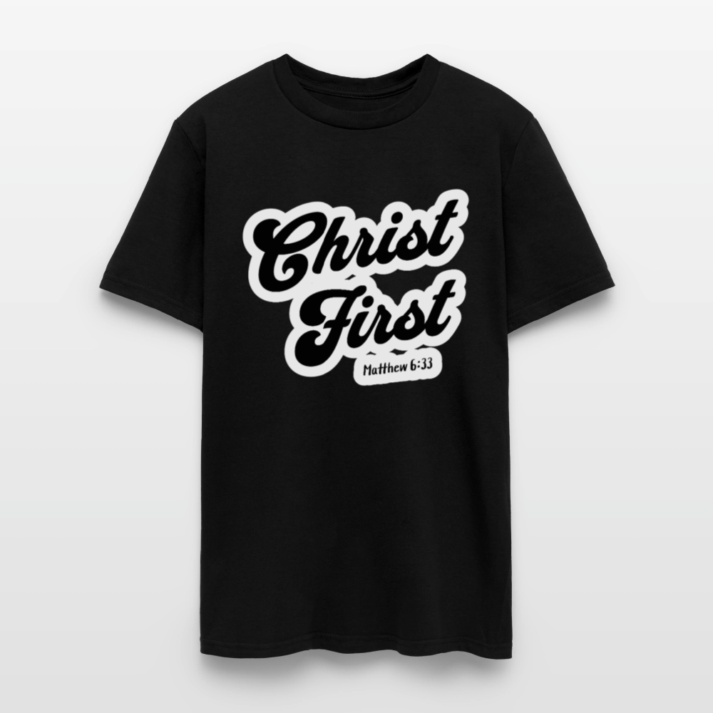 Christ First T-Shirt - black