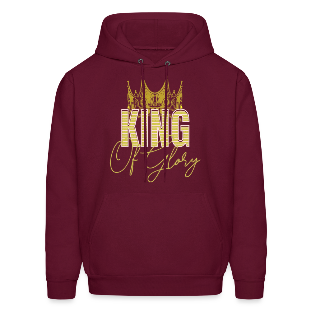 King of Glory Hoodie - burgundy