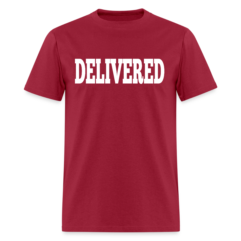Delivered T-Shirt - dark red