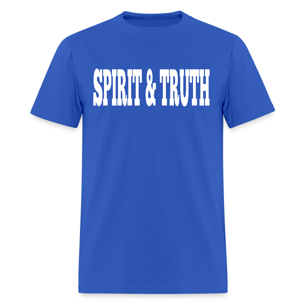 Spirit & Truth T-Shirt - royal blue
