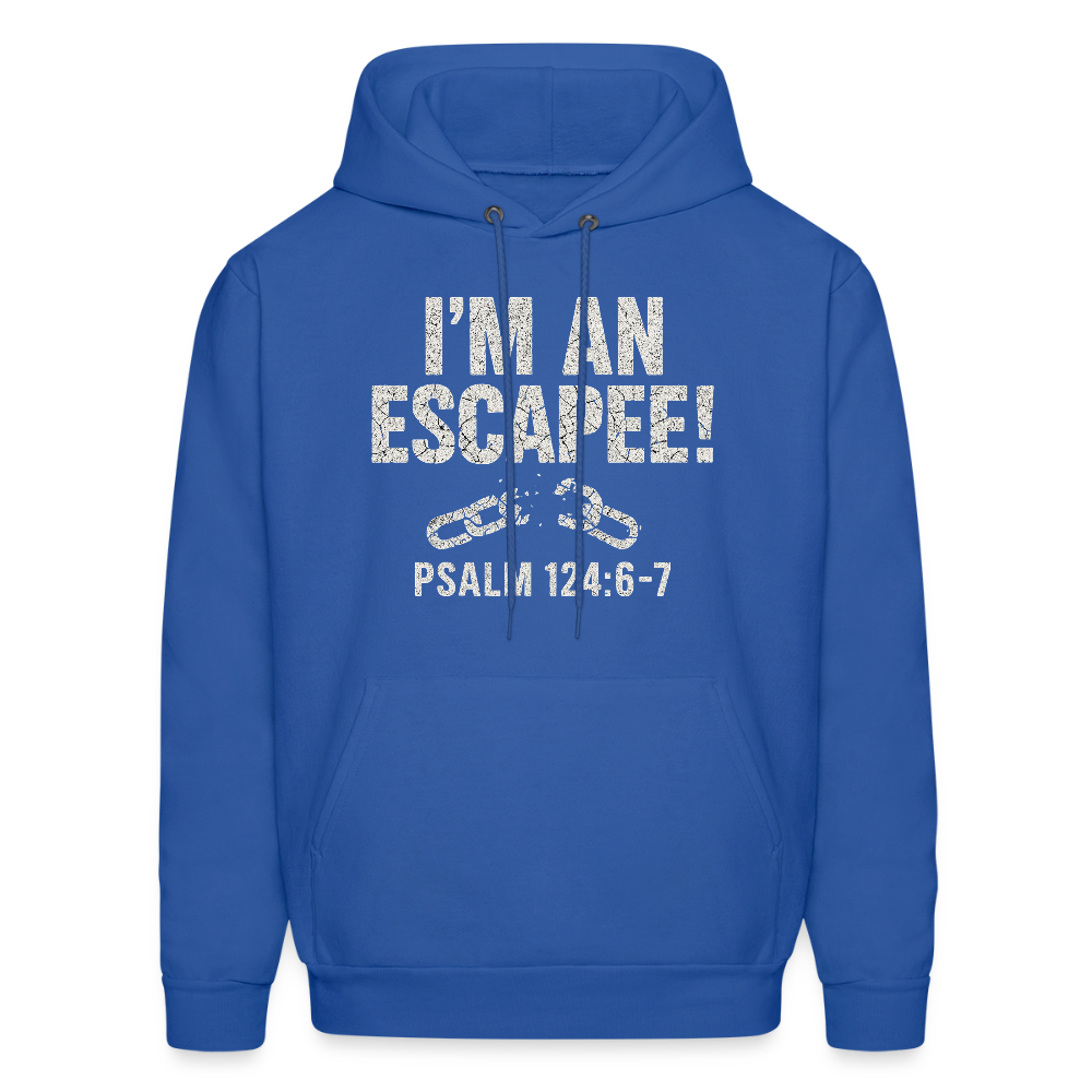I'm An Escapee Hoodie - royal blue