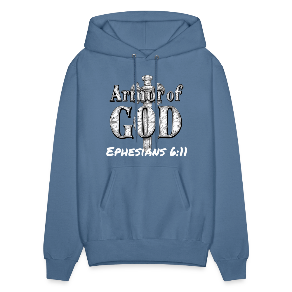 Armor of God Hoodie - denim blue