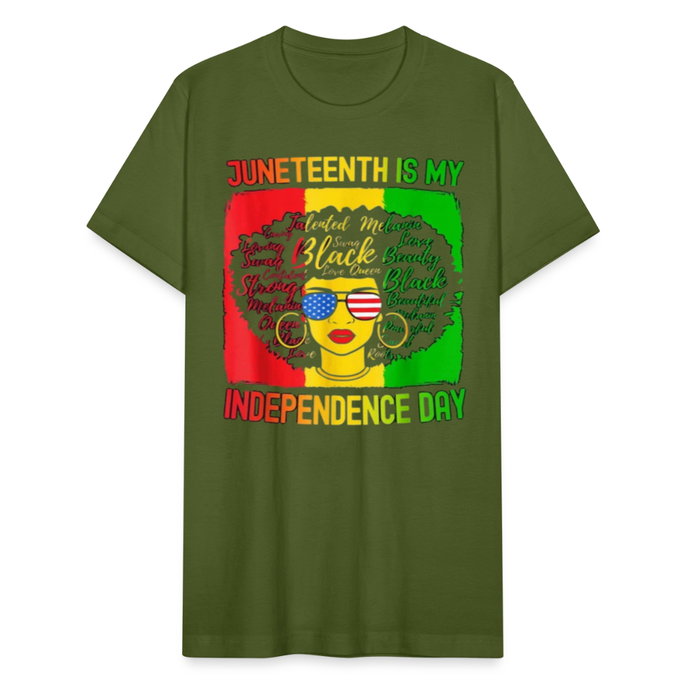 Juneteenth Is My Independence Day - olive