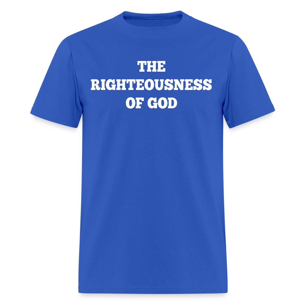 The Righteousness of God T-Shirt - royal blue