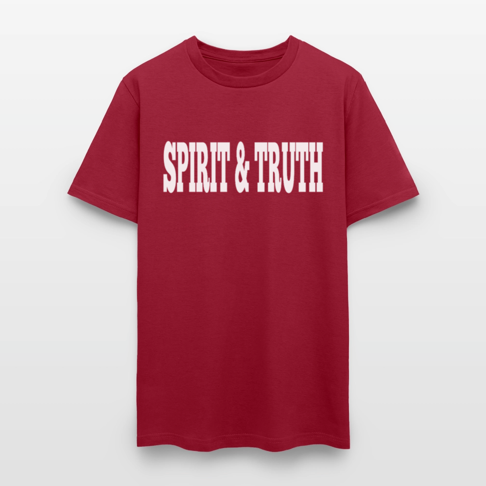 Spirit & Truth T-Shirt - dark red