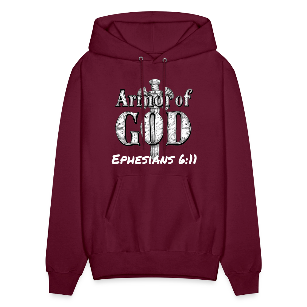 Armor of God Hoodie - burgundy