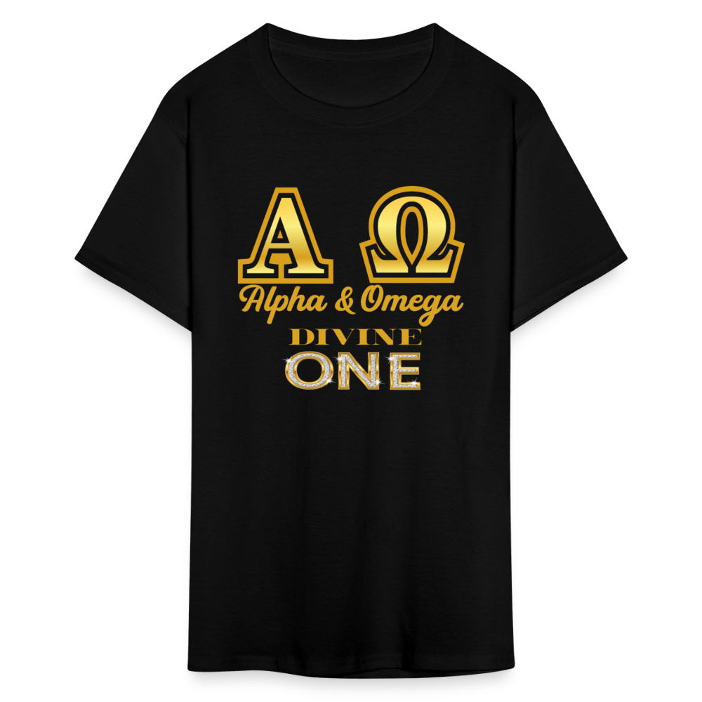 Alpha & Omega Unisex T-Shirt - black