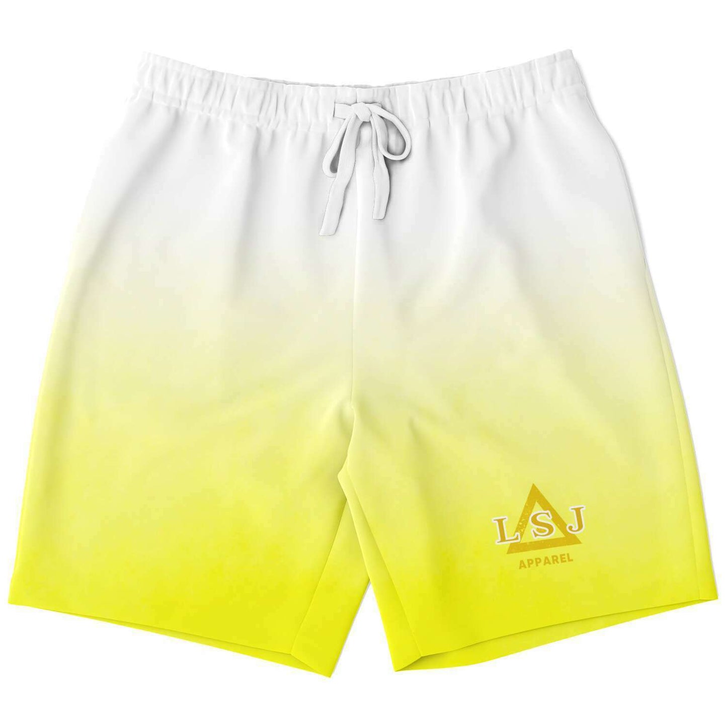 LSJ Yellow & White Ombre Short Set