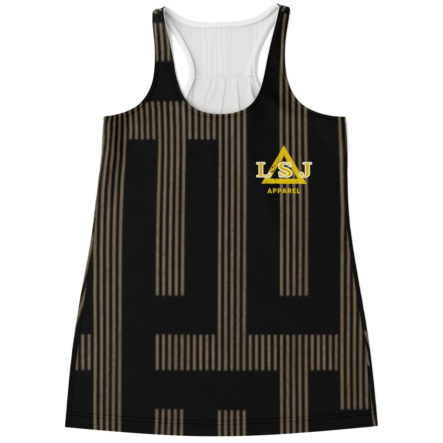 Golden Aztec Nights Mesh Tank Top & Legging Set