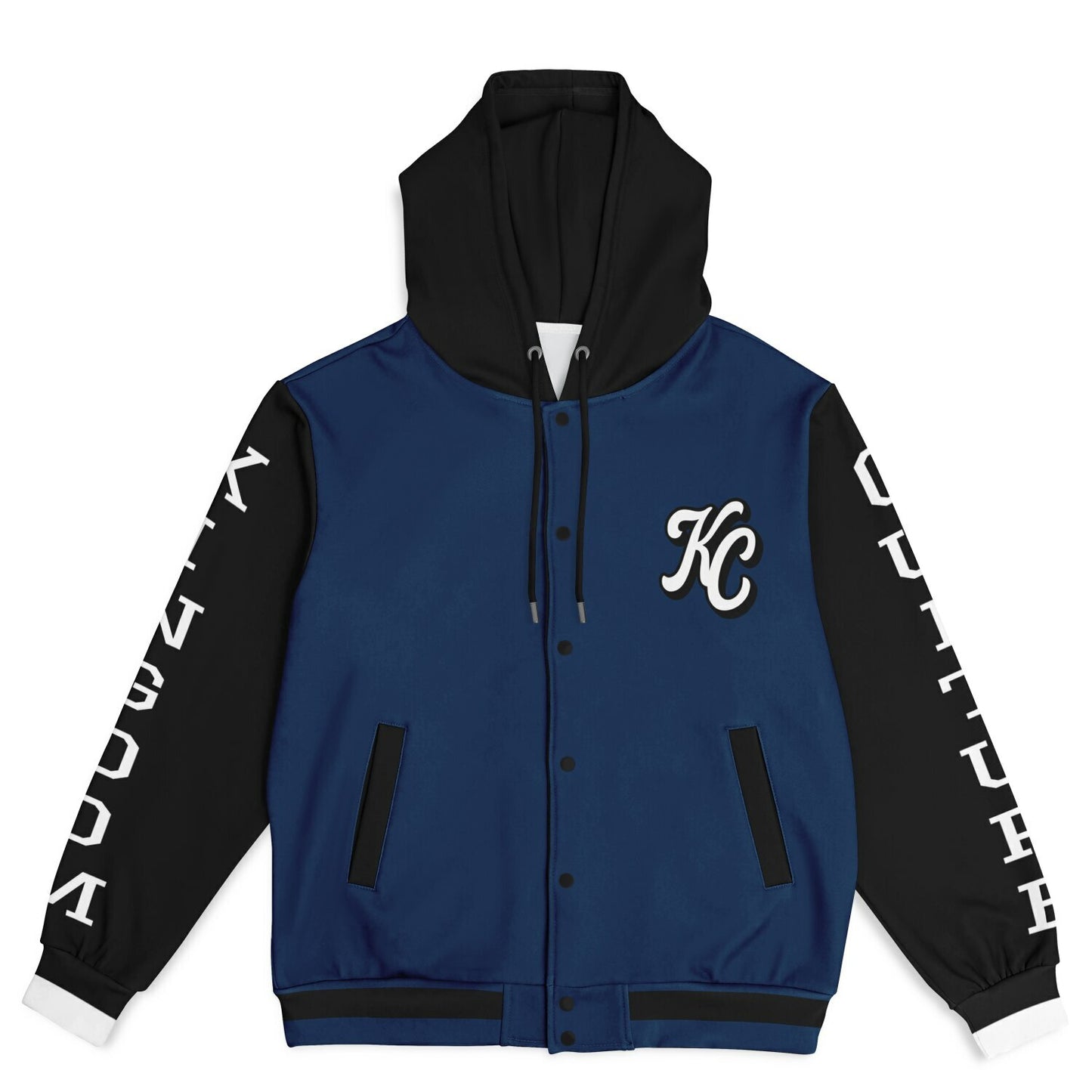 Kingdom Culture Hooded Baseball Jacket