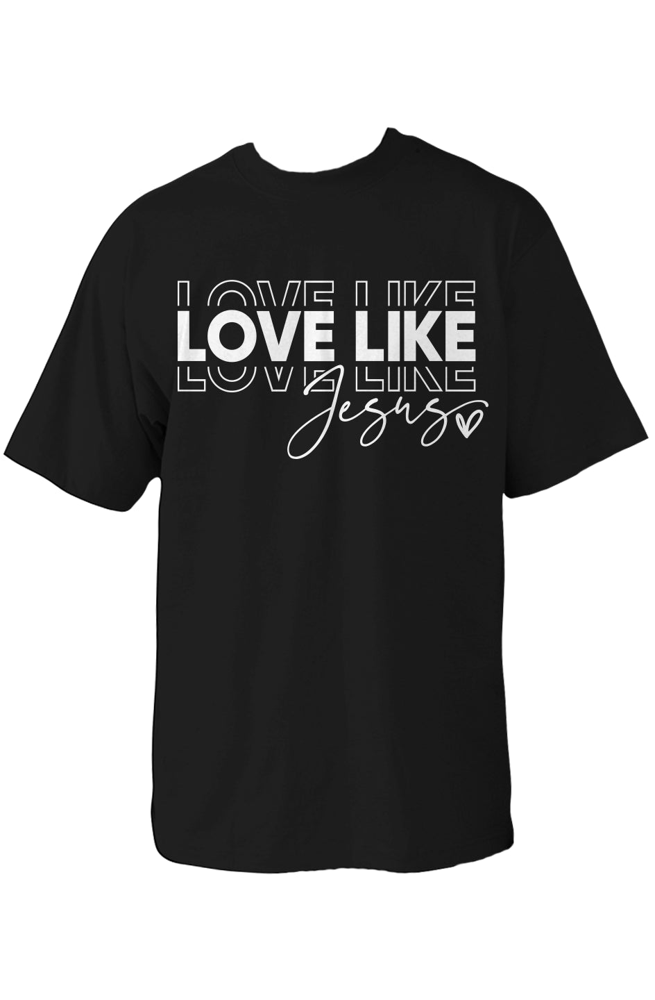 Love Like Jesus Oversized Heavyweight T Shirt