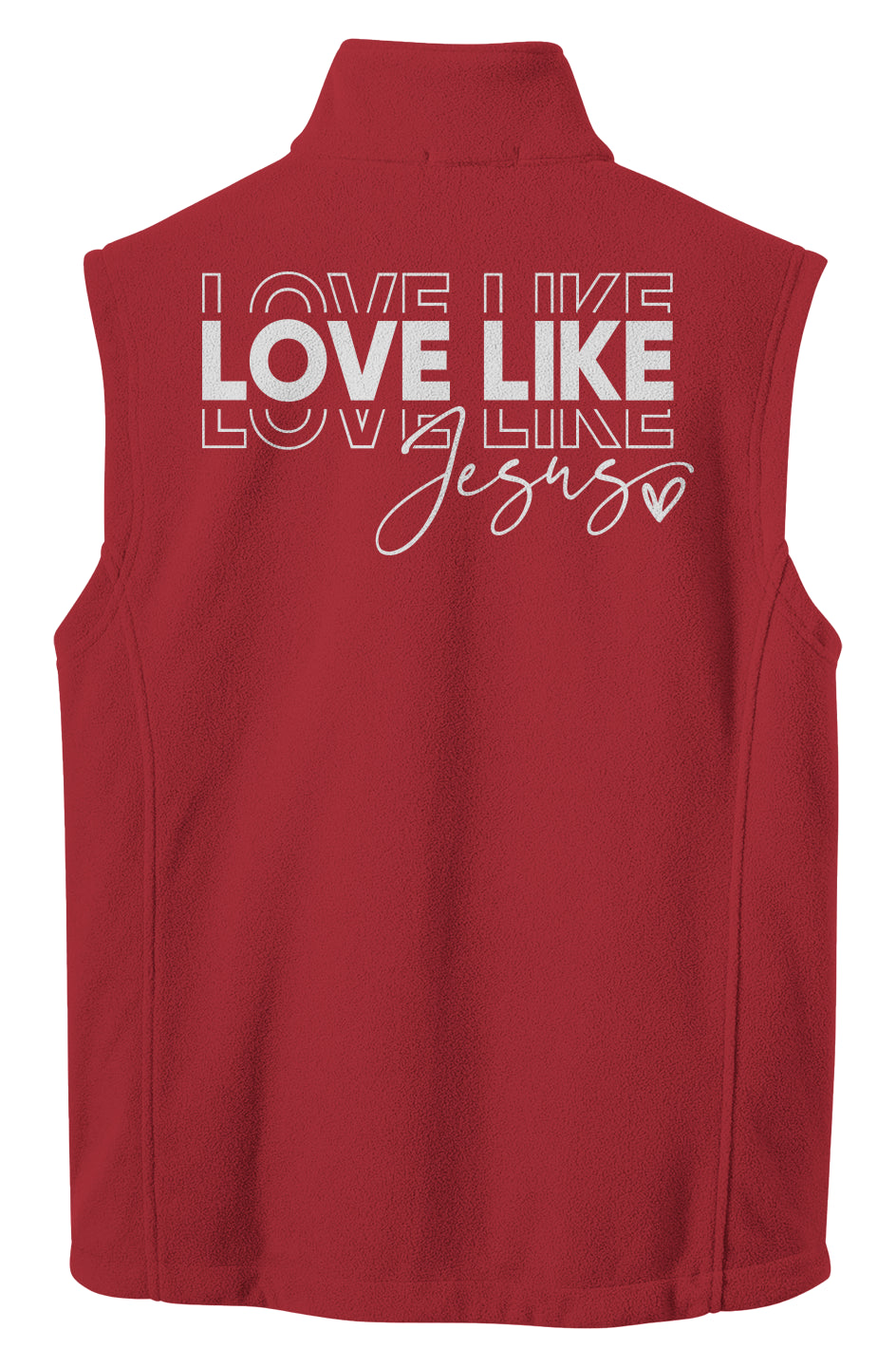 Love Like Jesus Fleece Vest