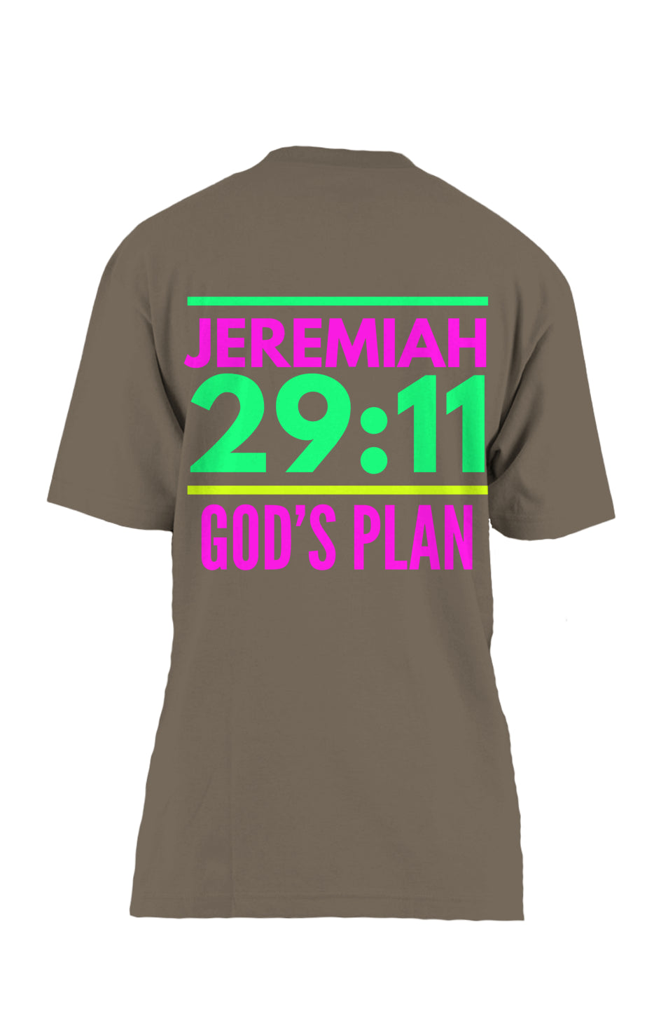 God's Plan (Jeremiah 29:11) Oversized T Shirt