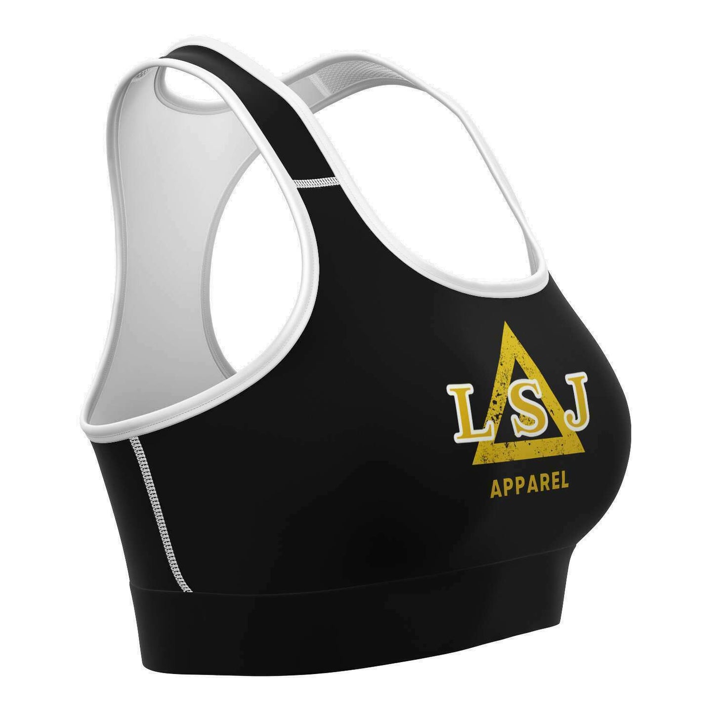 LSJ Black Sports Bra & Legging Short Set