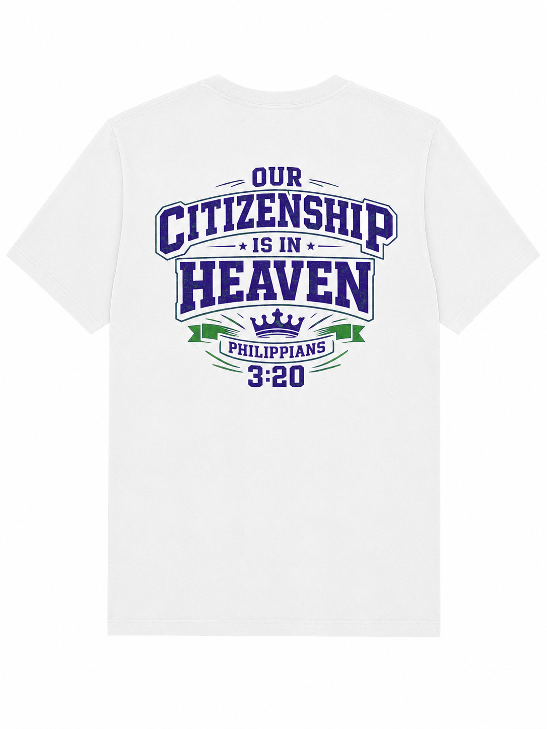 Kingdom Citizen Badge White Tee