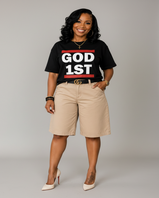 God 1st Oversized Tee