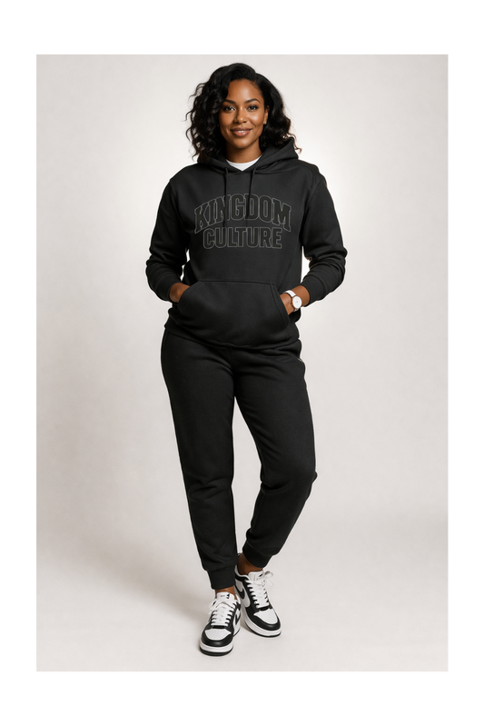Kingdom Culture Black On Black Hoodie