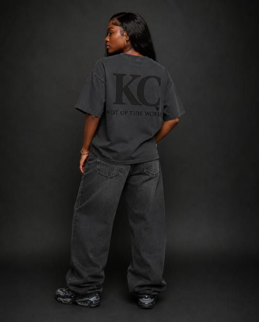 Kingdom Culture Black on Black Box Tee