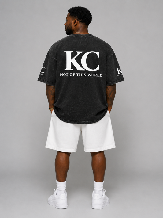 KNGDM Citizen Snow Washed Oversized Cotton T-Shirt