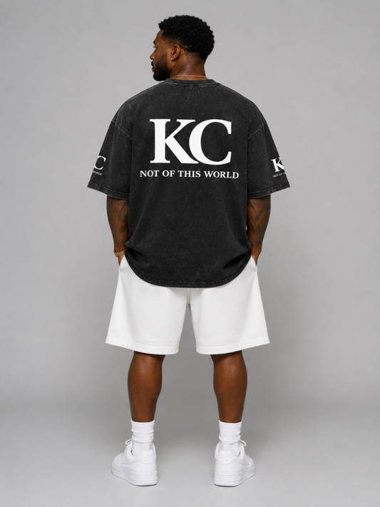 KNGDM Citizen Snow Washed Oversized Cotton T-Shirt