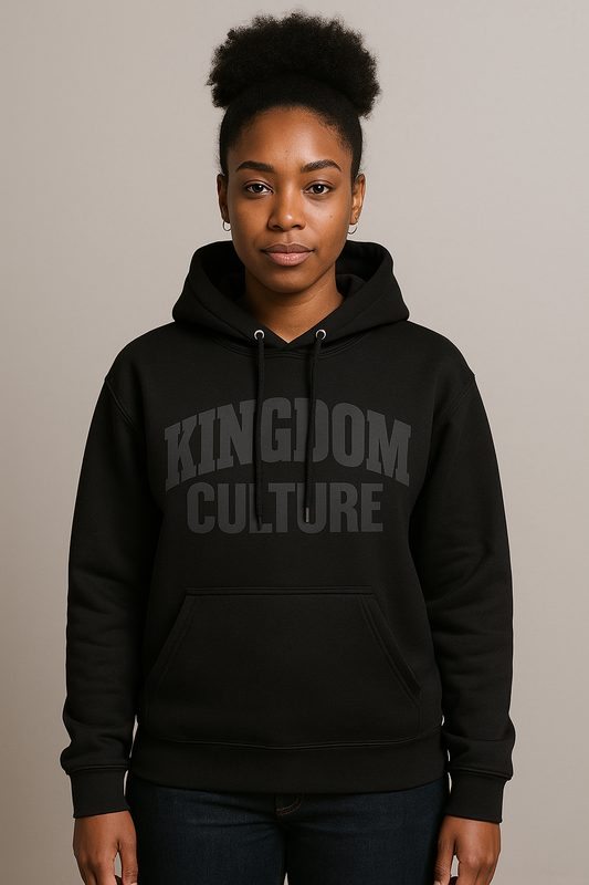 Kingdom Culture Black On Black Hoodie