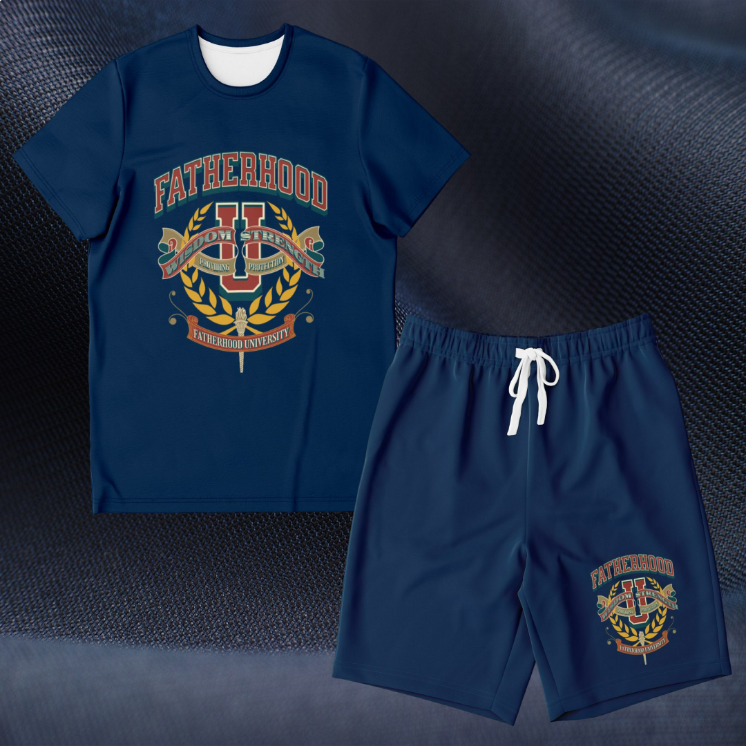 Fatherhood University Short Set (Navy)