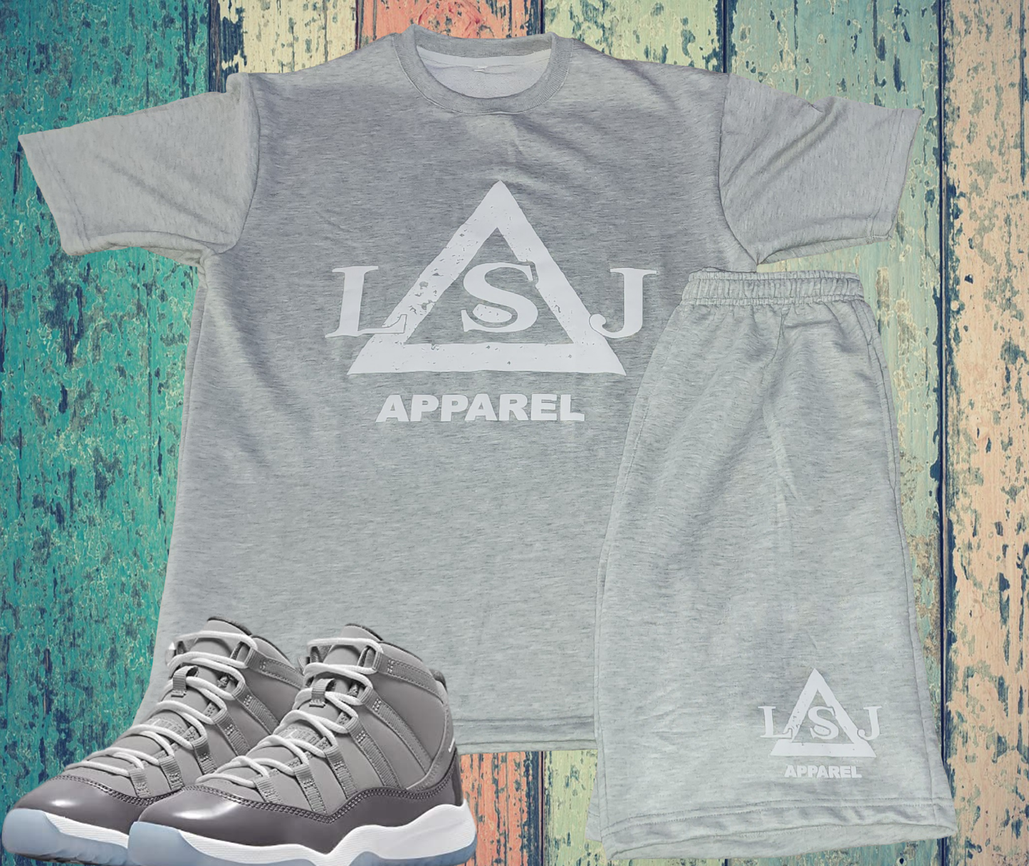 LSJ Puff Logo Short Set