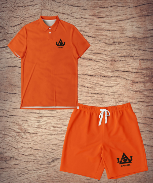 LSJ Red Polo Shirt & Short Combo
