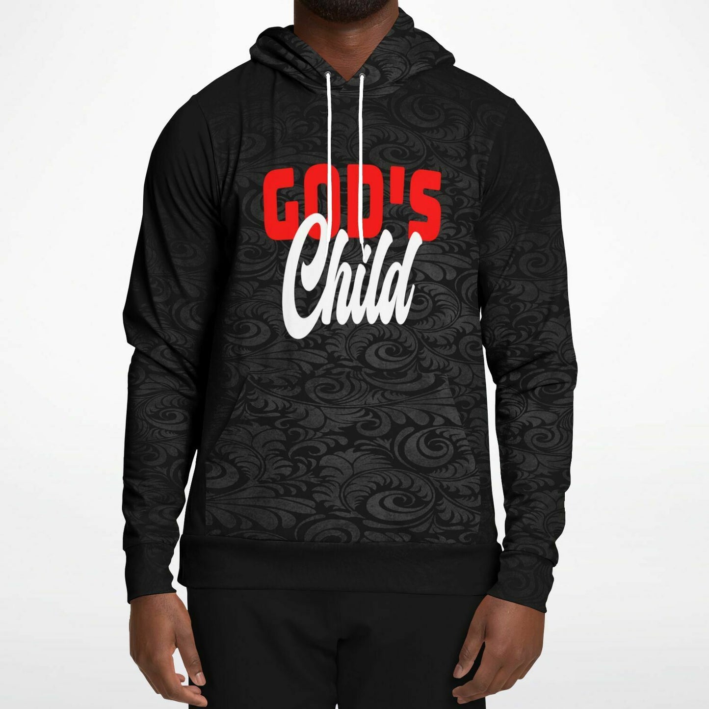 God's Child Graphic All Over Print Hoodie