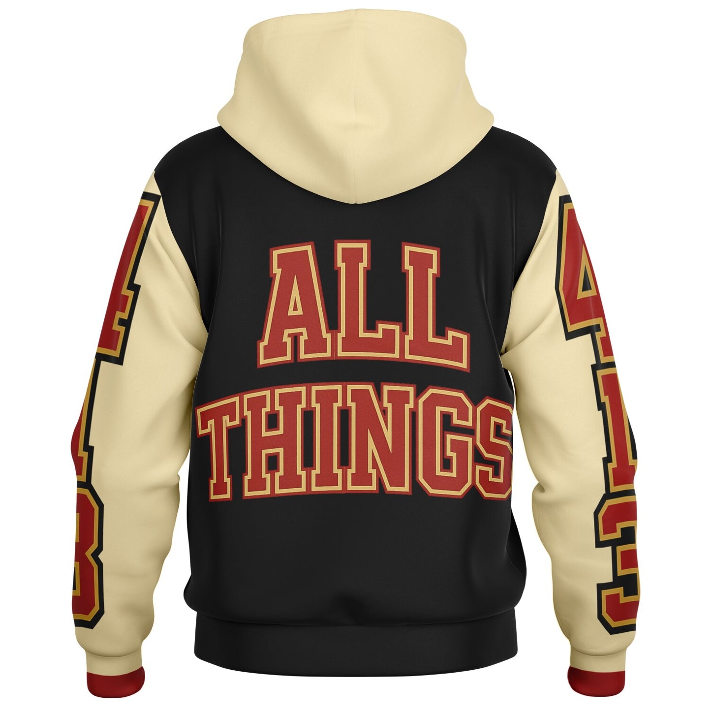 I Can Do All Things Hooded Baseball Jacket