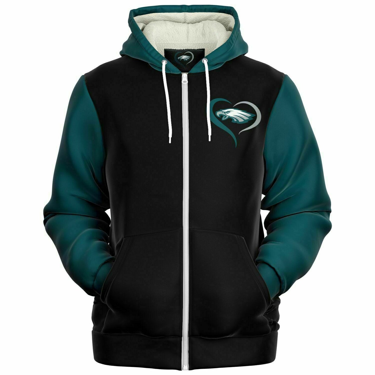 Eagles Microfleece Zip Hoodie