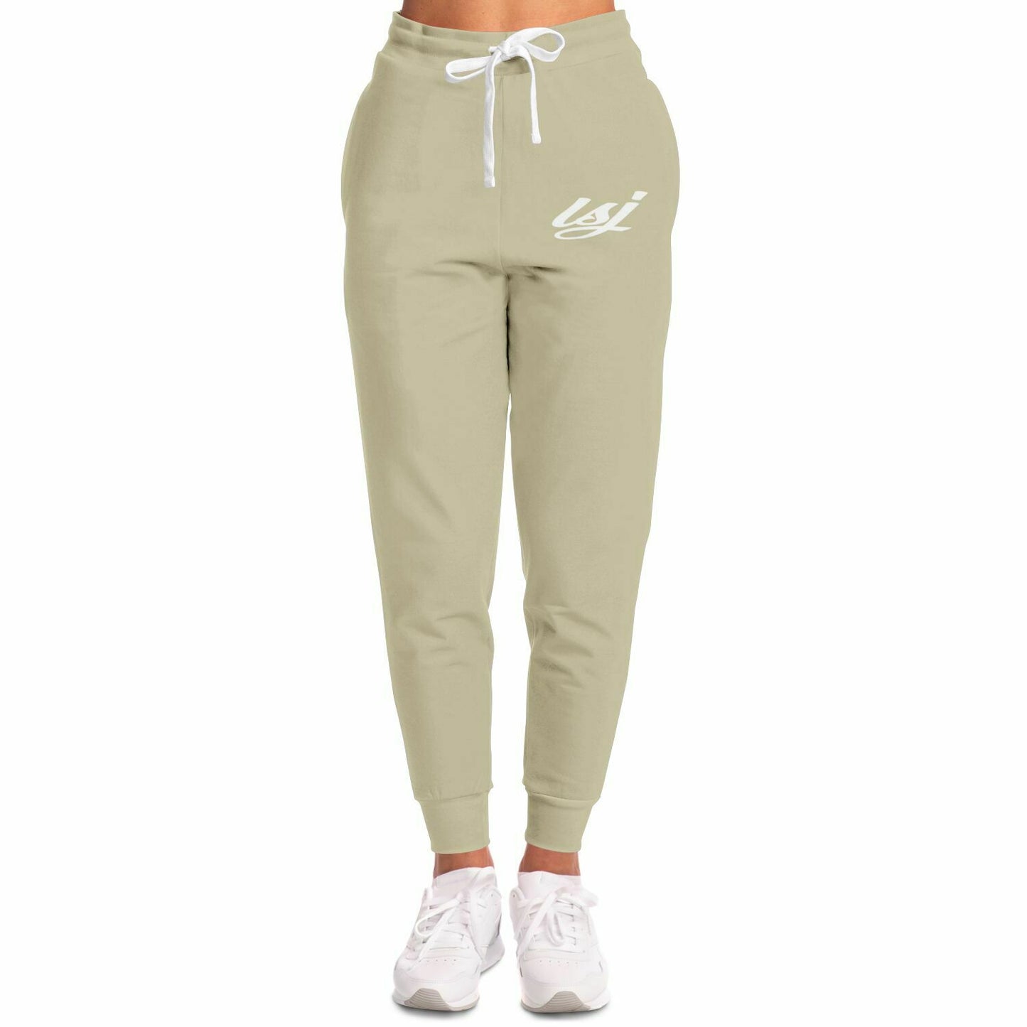 LSJ Cream Fashion Jogger - AOP