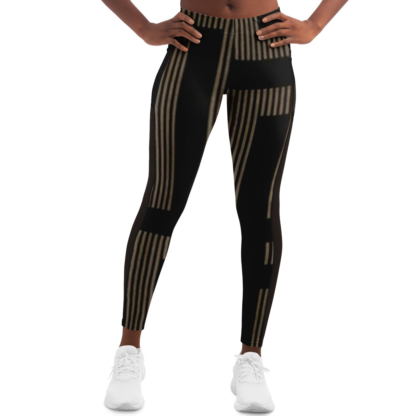 Golden Aztec Nights Mesh Pocket Legging
