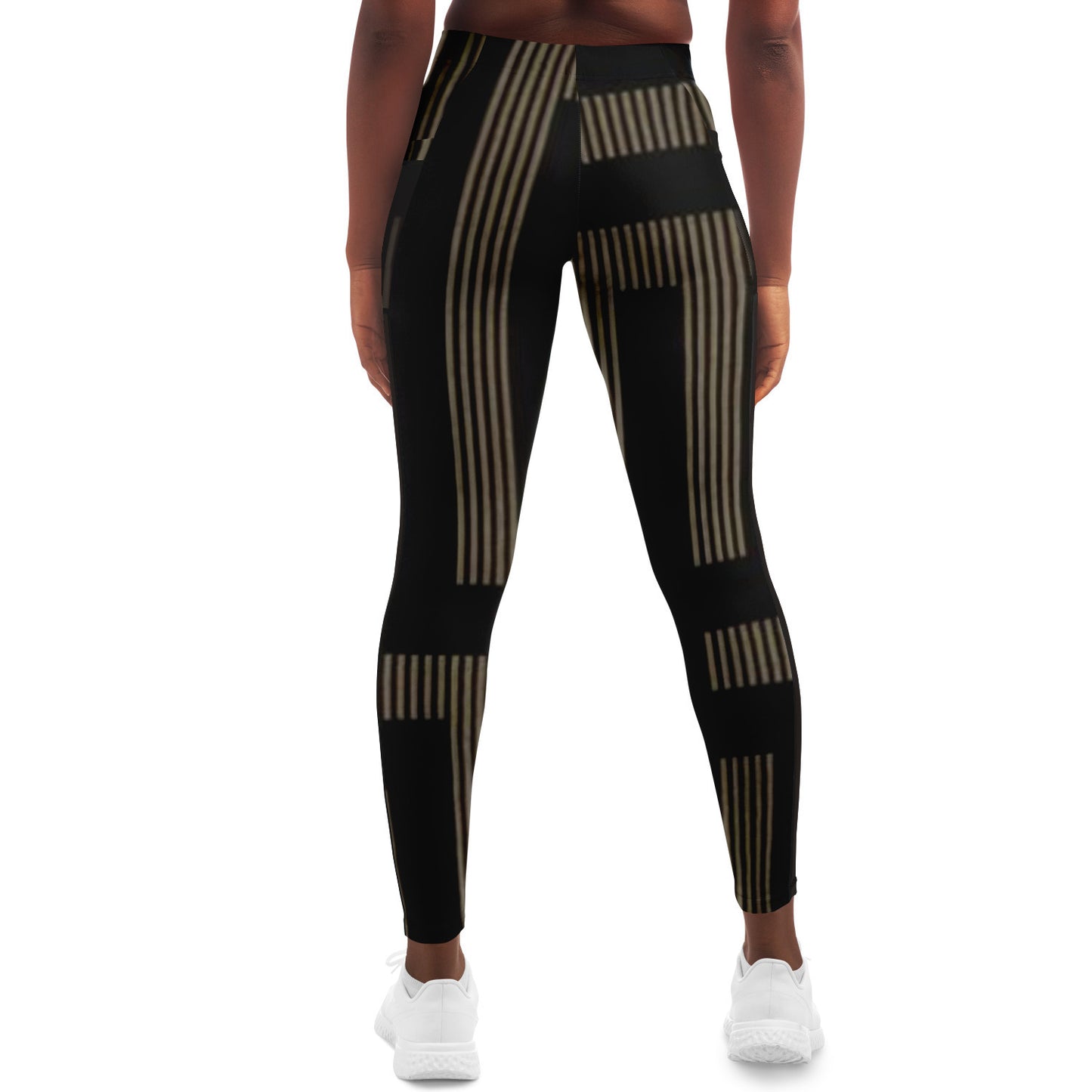 Golden Aztec Nights Mesh Pocket Legging