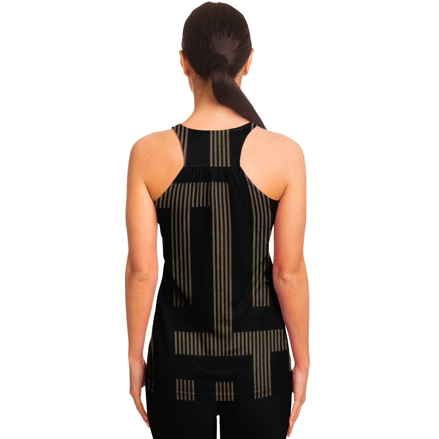 Golden Aztec Nights Mesh Tank Top & Legging Set