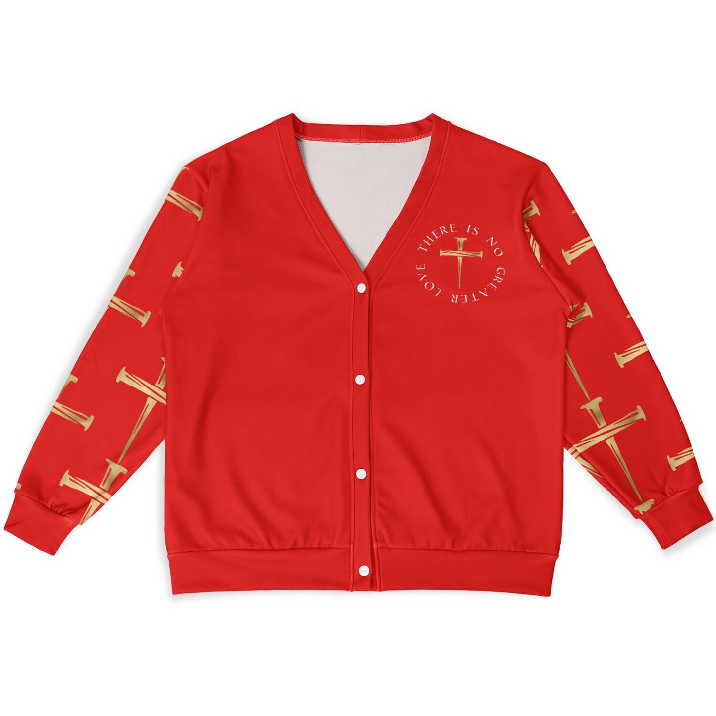No Greater Love Cardigan - Red