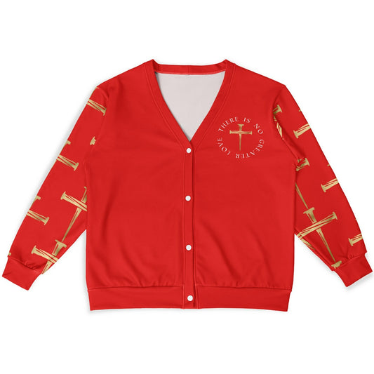 No Greater Love Cardigan - Red