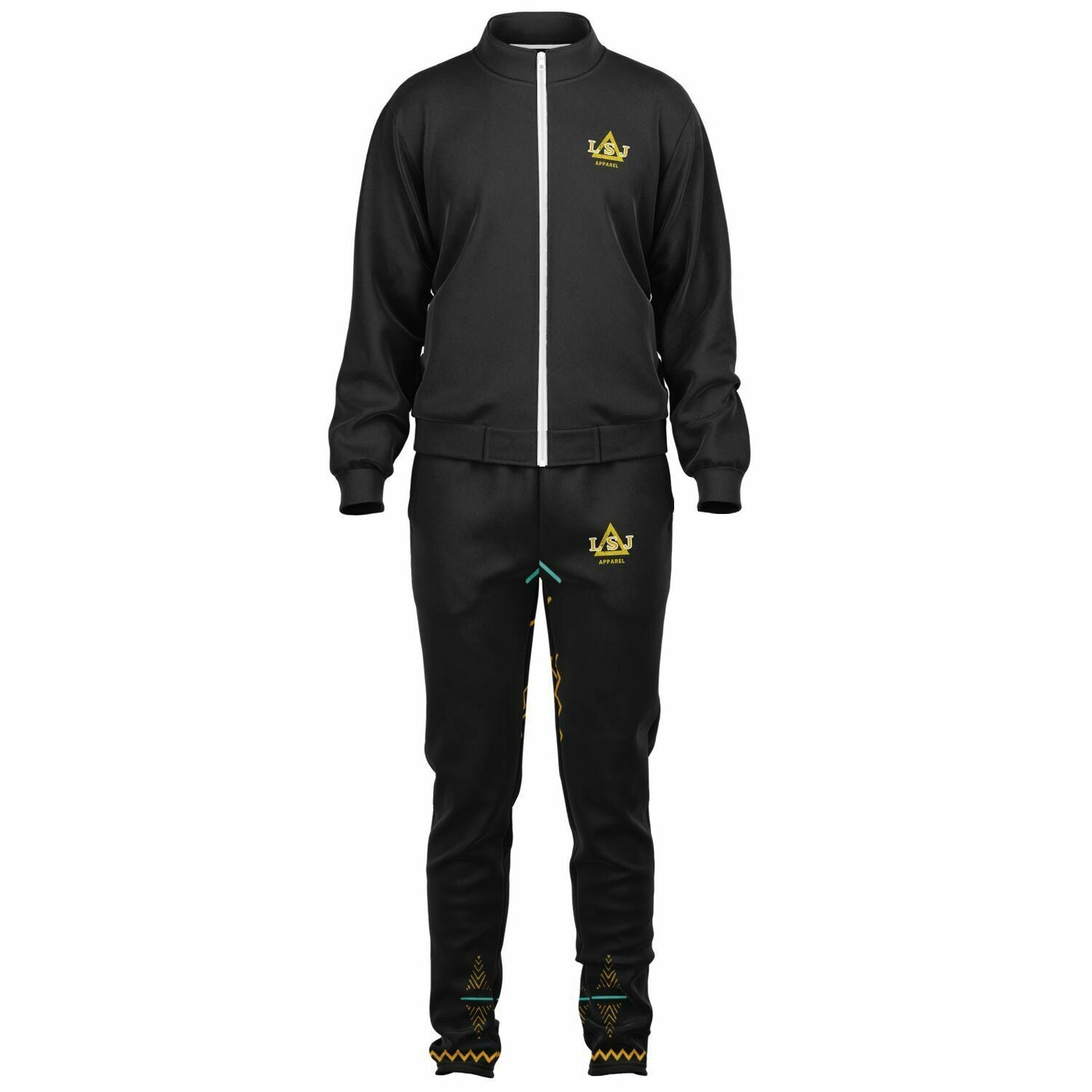 LSJ Black Color Burst Tracksuit