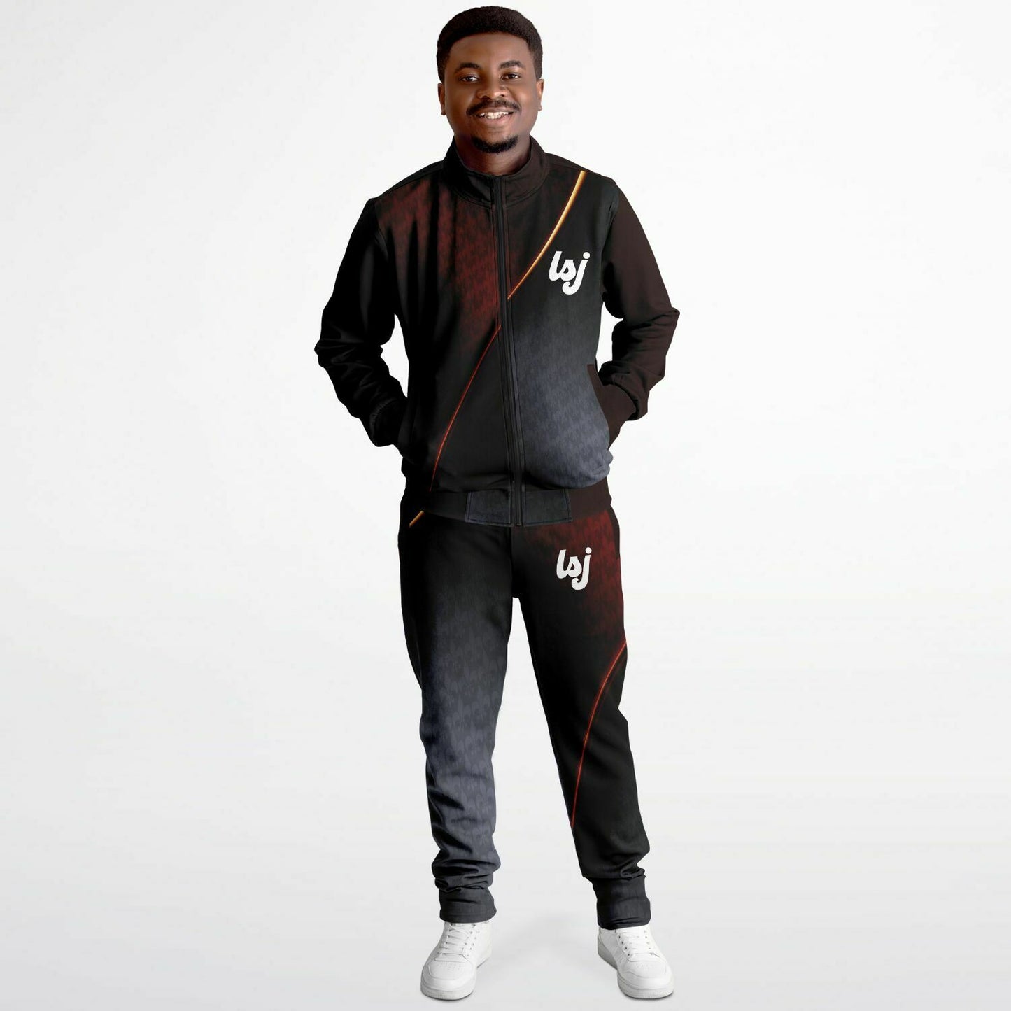 LSJ Red & Gray Tracksuit