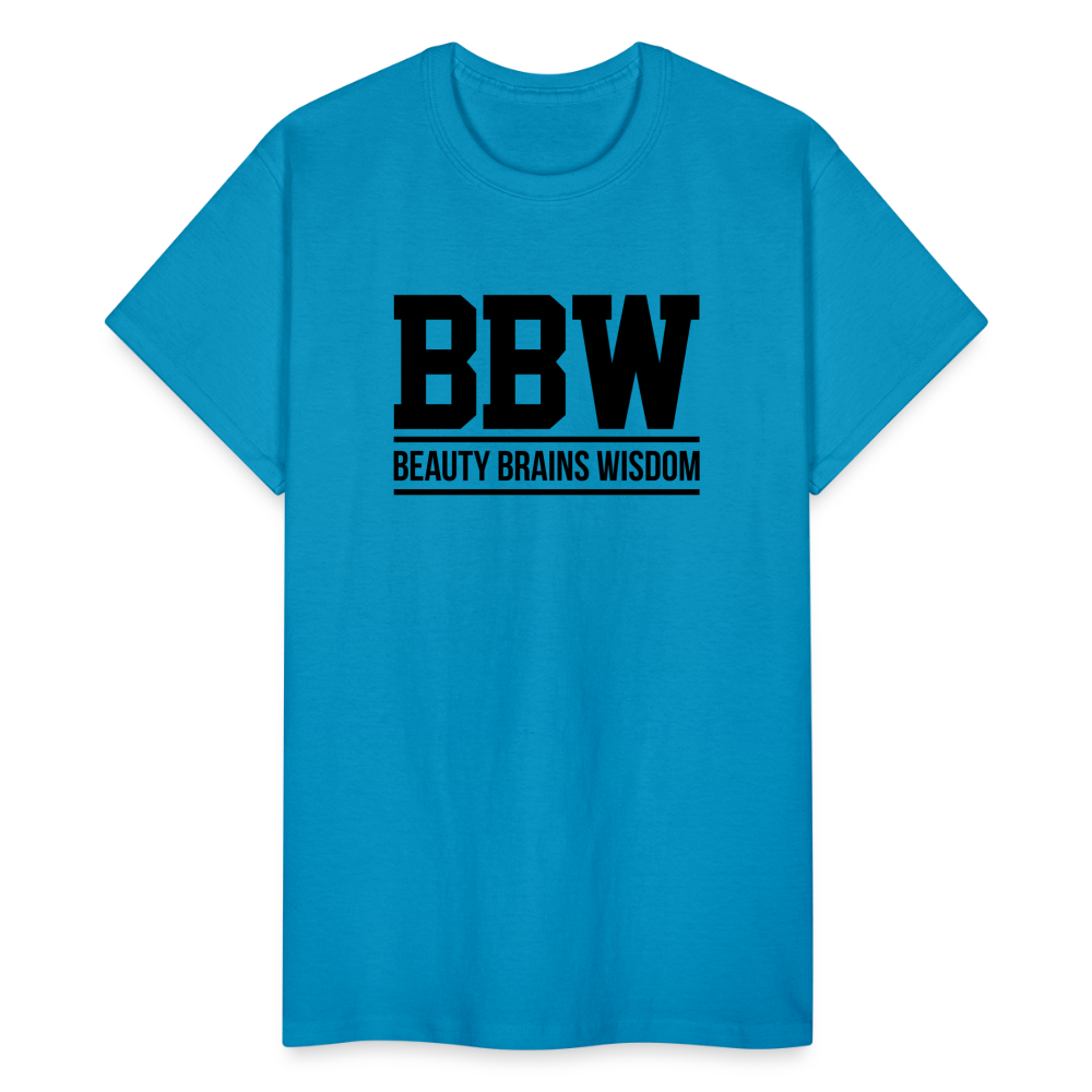 Beauty Brains Wisdom (BBW) T-Shirt - turquoise