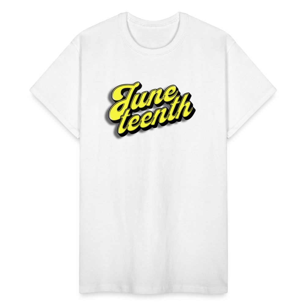 Juneteenth Unisex T-Shirt - white