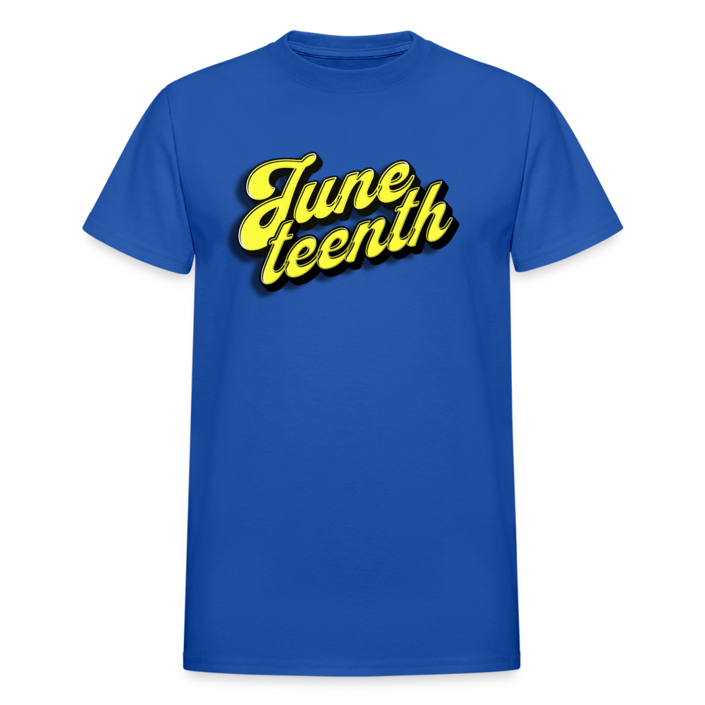 Juneteenth Unisex T-Shirt - royal blue